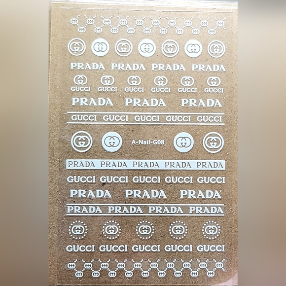 NWT Nail Art Design Decal Stickers N°58 GID! - Picture 6 of 7